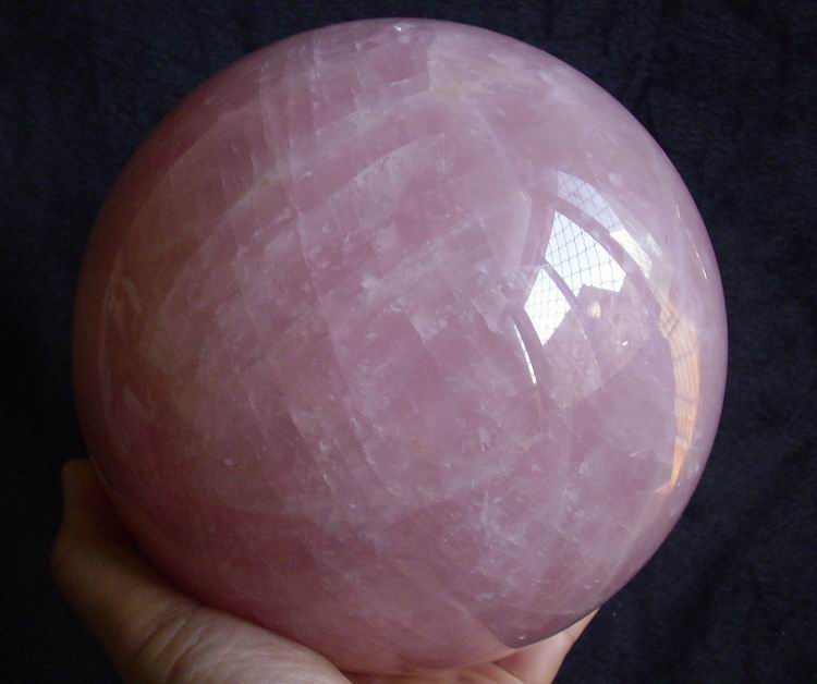Rose Quartz Sphere has  very soothing energy 4105